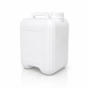 HDPE 정사각 말통 흰캡 14L