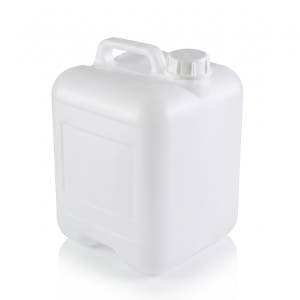 HDPE 정사각 말통 흰캡 15L