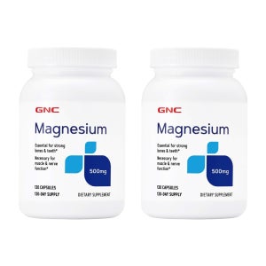 GNC 마그네슘 500mg 120캡슐 2통 미국산
