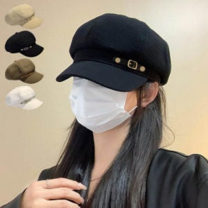 여성 데일리 캐주얼 팔각모 베레모 빵 모자