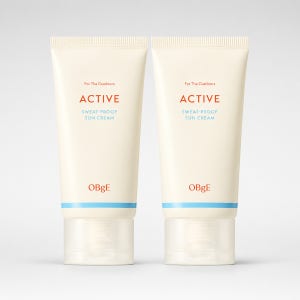 오브제 액티브 스웨트프루프 선크림 50ml X 2