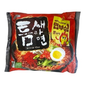 [워나점빵] 팔도 틈새라면 빨계떡 멀티팩 120g X5개입