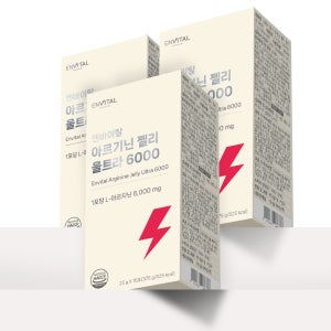 엔바이탈 아르기닌 젤리 울트라 6000 15포, 3개