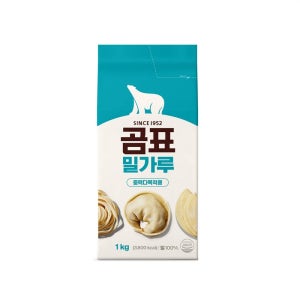 곰표 중력 밀가루(다목적용) 1kg, 4개