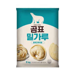 곰표 중력 밀가루(다목적용) 3kg, 4개