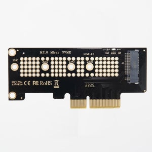 데스크탑 M.2 NVMe SSD 장착 PCIe 4x 슬롯확장 2280연결 아답터