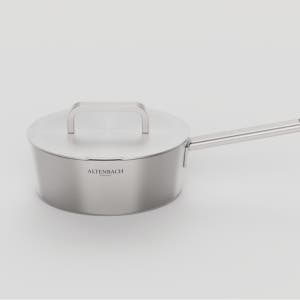[편수냄비20cm] 알텐바흐 아트리움 316Ti 통5중 스텐 편수 냄비 20cm