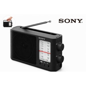소니 와이드FM 휴대용 라디오 블랙 가정용 ICF506