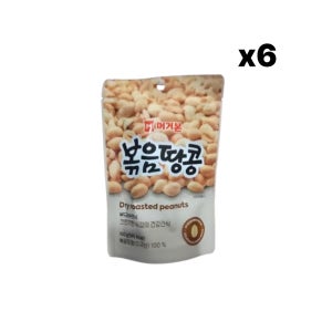 머거본 볶음땅콩 100g, 6개