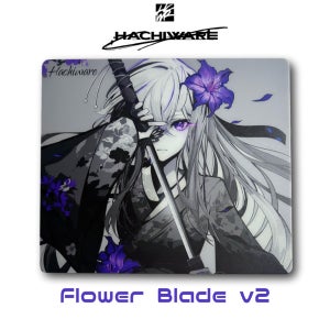 하치와레 FlowerBlade v2 플라워 블레이드 게이밍 유리 마우스패드 스피드
