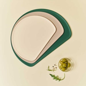 알레보 디엣지 듀얼핏 TPU 반달도마 이유식 항균도마 단품 (대/중/소)