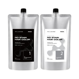 파이카 노스테인 헤어컬러 1,2제 500ml 두피에 묻지 않는 염색약 새치커버