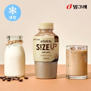 빙그레 아카페라 사이즈업 카페라떼, 350ml, 20개