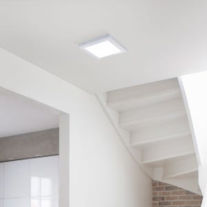LED 8인치 사각 직부/센서등 20W 직부센서 현관조명 신발장 베란다 계단 복도 플리커프리