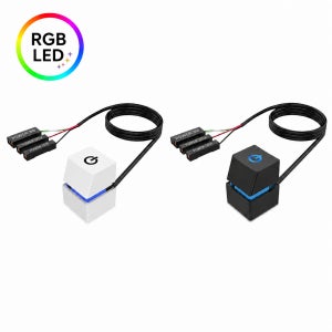 브릭센 PC 컴퓨터 외부 전원 버튼 스위치 RGB LED