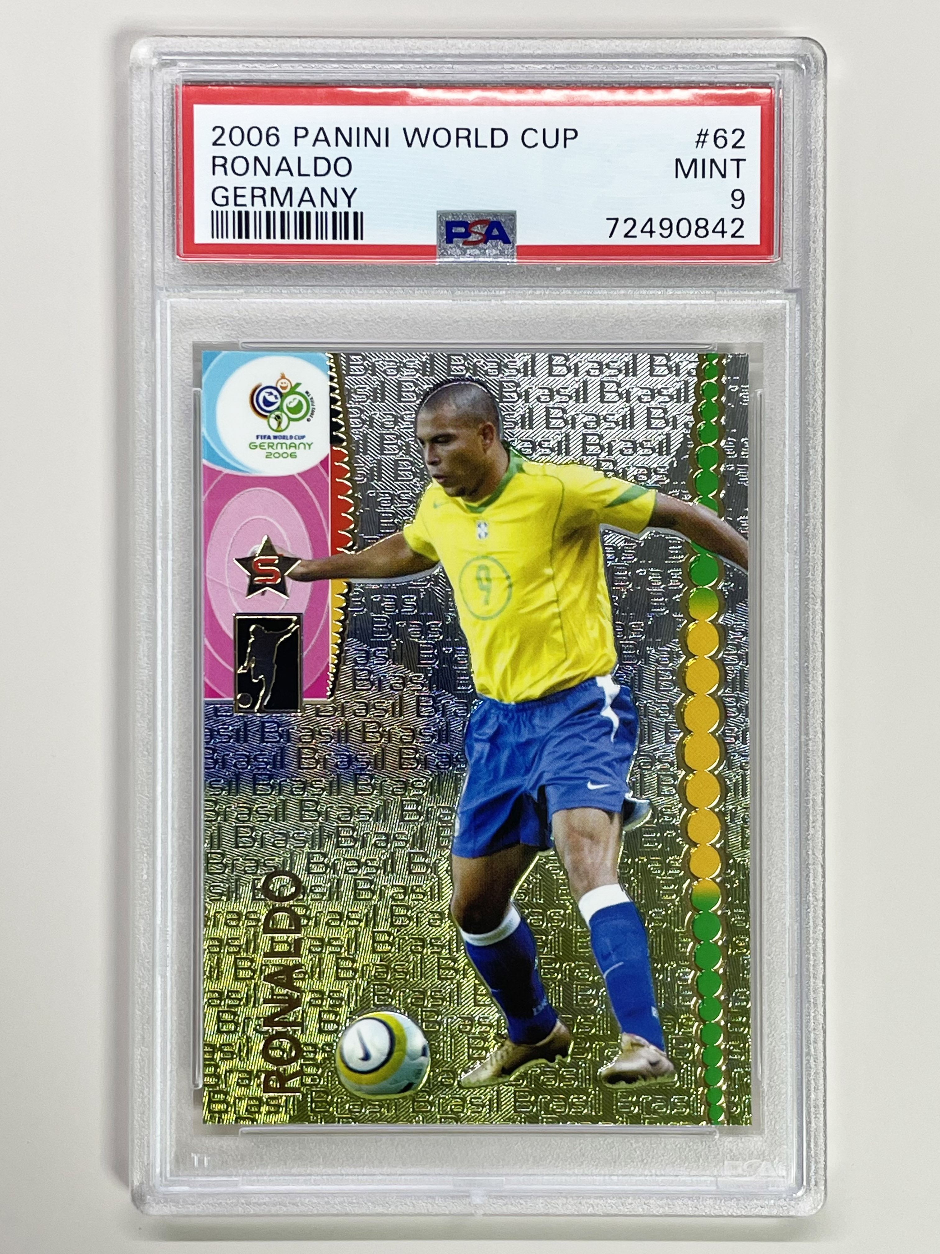 06 Panini W/C Germany 62 호나우두 PSA9