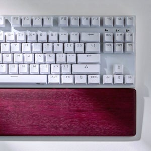 88mm 세로 60% 키보드 탄화 퍼플하트 팜레스트 천연오일 통원목 미니배열 해피해킹 손목받침대