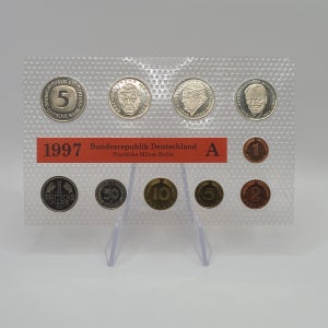독일 1997년 민트세트 베르린 조폐국(A) 5마르크, 2마르크 3종, 1마르크, 50, 10, 5, 2, 1 페니히 10종 주화 풀세트 판매번호 외311