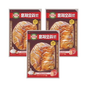 의성마늘 훈제오리 400g, 3개