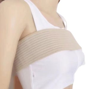 에어로빅 흔들림방지 바스트스트랩 140cm 1개 스킨색 통풍 체형보정 서포트벨트