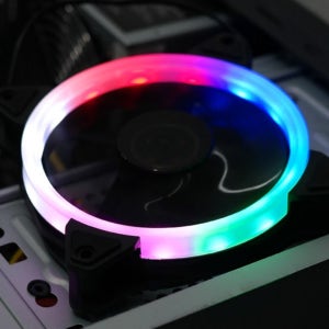 PC본체 열배출 120mm 케이스 쿨링팬 LED 시스템팬