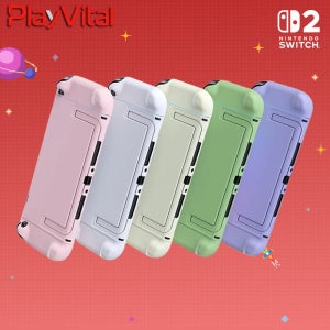 닌텐도 스위치2 매트 파스텔 풀커버 그립케이스 PlayVital