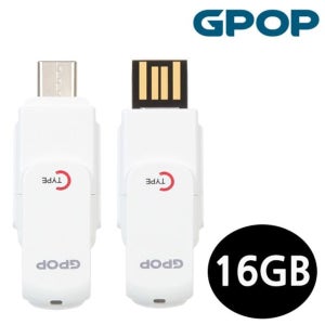 GPOP JMds OTG USB 16GB Drive C타입 Flash -2SR-OTG-Q2 외장 휴대용