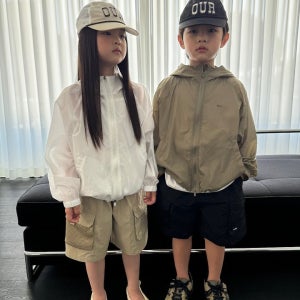 아워 OUR 26여름 라이트에어자켓 유아바람막이 간절기룩 장마 초등학생코디