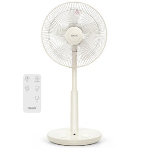 한경희 초미세풍 발터치 리모컨 선풍기 HAAN-HDC230 크림화이트