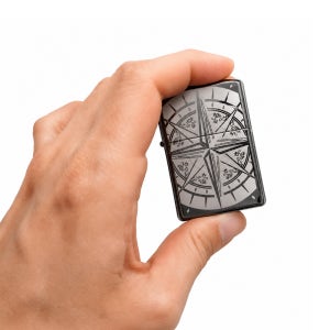 ZIPPO 29232 Compass 나침반 아트 프리미엄
