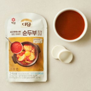 다담 찌개양념 순두부찌개, 140g, 24개