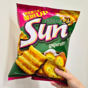 오리온 썬칩 갈릭바게트맛135g /과자선물세트