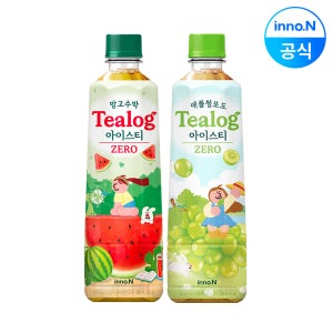 티로그 아이스티 망고수박,애플청포도, 500ml, 24개