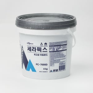 쌍곰 세라픽스 PC-7000D 타일본드 타일 접착제 화장실 벽면 덧방 4kg, 1개