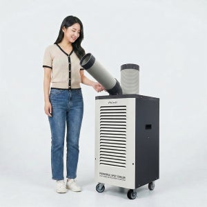 이동식 에어컨 코끼리 산업용 1구 신일 SMA-PC3700G 다크그레이