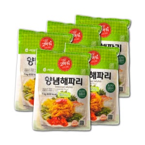 재호 양념해파리 업소용 반찬용 해파리무침 1kg, 5개