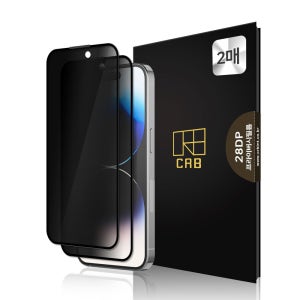 사생활보호 풀커버 강화유리 액정 보호 필름 28DP 아이폰14, 2매입