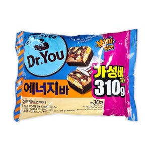 오리온 닥터유 에너지바 미니 310g 외 저당 에너지바 단백질 다이어트 간단 간식