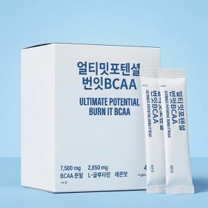 얼티밋포텐셜 번잇BCAA 아미노산 보충제 헬스 부스터 레몬맛, 30포, 3개