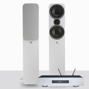 큐어쿠스틱 3050i + 프라이메어 i15 MK2 하이파이 패키지 Q Acoustics 3050i + Primare i15 MKII 스피커 케이블 증정