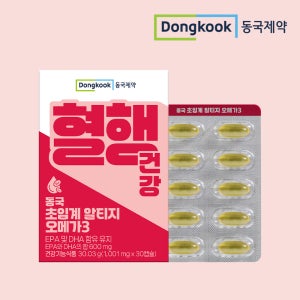 동국제약 초임계 알티지 rTG형 오메가3 혈행관리 30캡슐, 1개