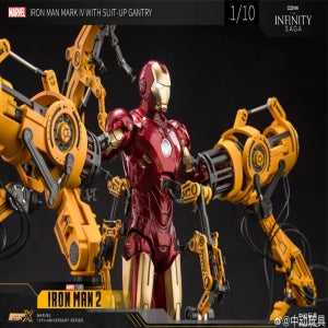 ZD TOYS 마블 어벤져스 아이언맨 액션 피규어 MK4 수트업 갠트리
