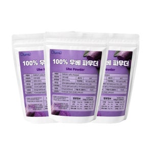 100%우베파우더 분말 디저트 500g, 3개
