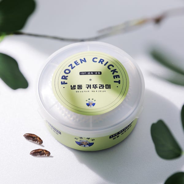 [소 150마리] 크레세오 냉동 귀뚜라미 냉뚜리 도마뱀 먹이 쌍별귀뚜라미