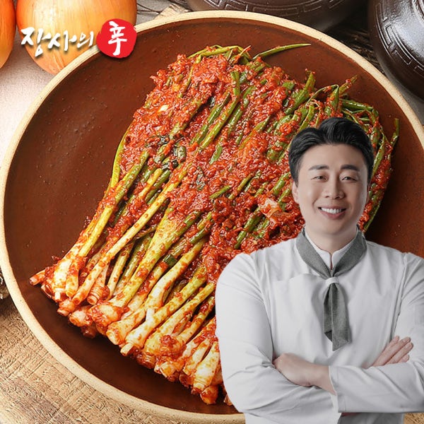 [장사의신 장신몰] 국산 전라도 쪽파 김치 별미 파김치 500g