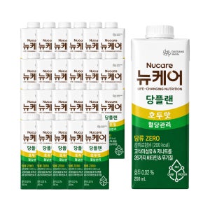 뉴케어 당플랜 호두맛 200ml 24개 당뇨 환자용 영양식 당뇨식