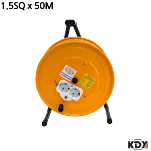 다팔아 KDY 접지형 전선릴 전기연장선 1.5SQ x 50M 작업용 멀티코드 전기선