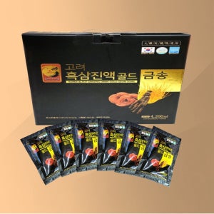 고려 흑삼진액 골드 금송 파우치 흑삼추출물 부모님선물 70mlx60포