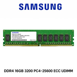 삼성전자 워크스테이션 메모리 DDR4 16GB 3200 PC4-25600 ECC UDIMM