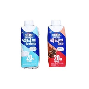 하이뮨 프로틴 밸런스 액티브 제로세트 (밀크쉐이크 18입+딥초코 18입)